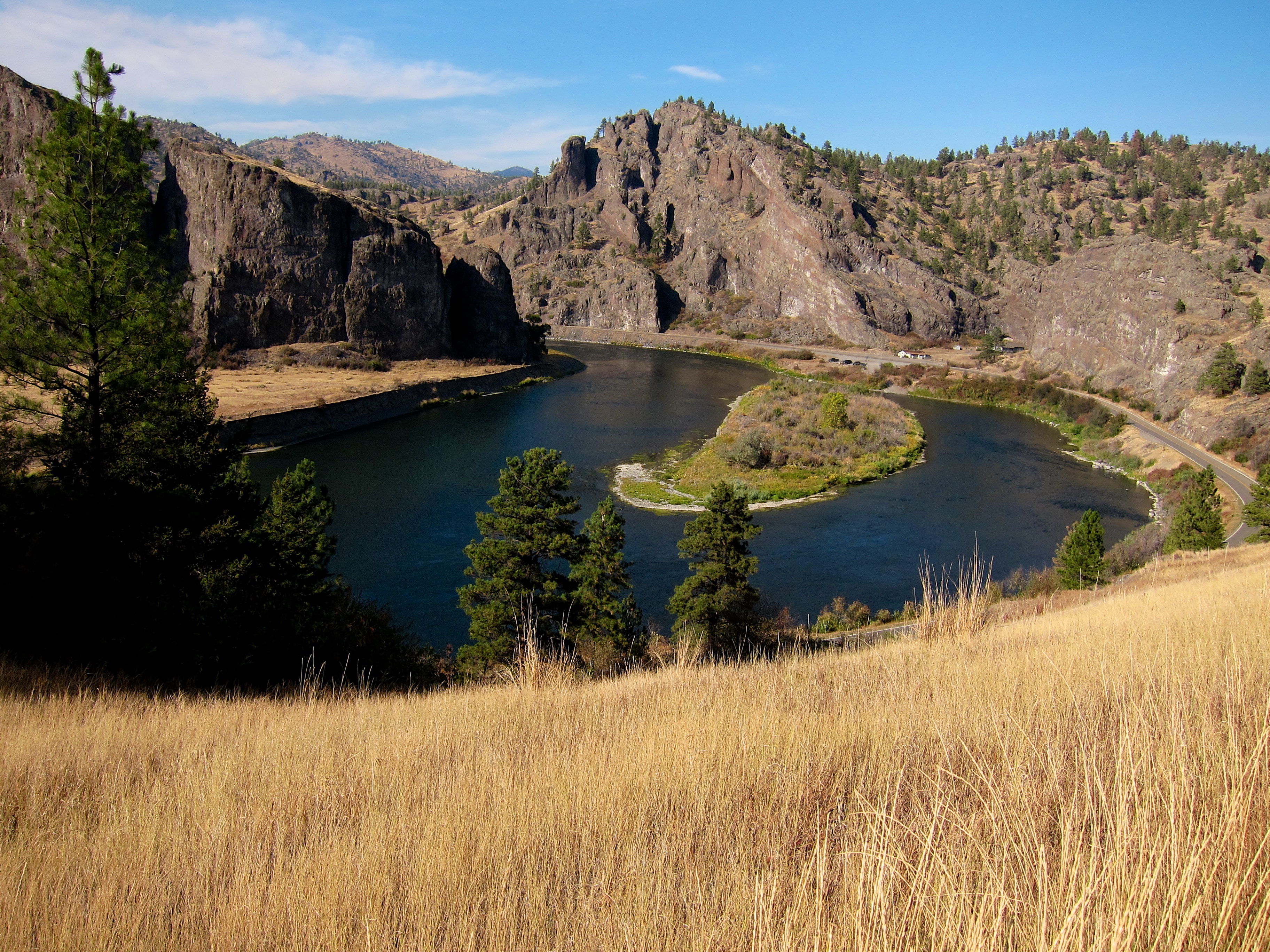 Big Belt Mountains and Missouri River south of Great Falls
