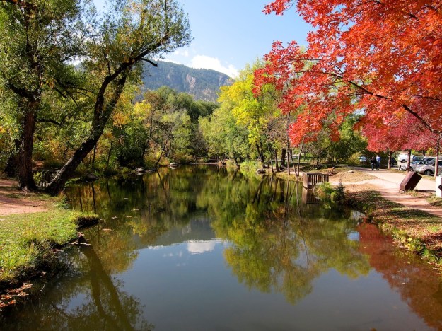 Boulder Creek is a lovely place for a walk or run through Boulder