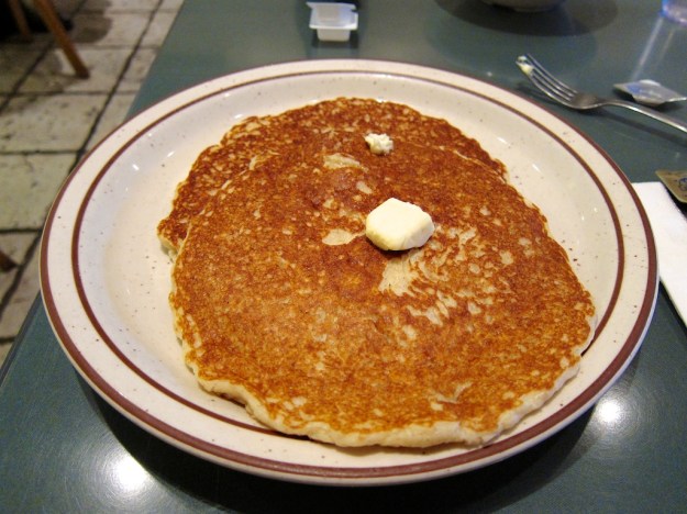 The oatmeal buttermilk pancakes are a hot seller at Poppycock's Cafe