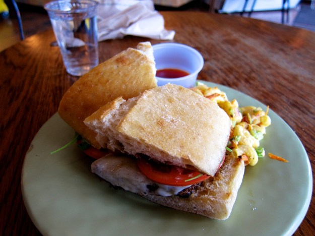 Grilled meatloaf sandwich at 5th Street Market & Deli