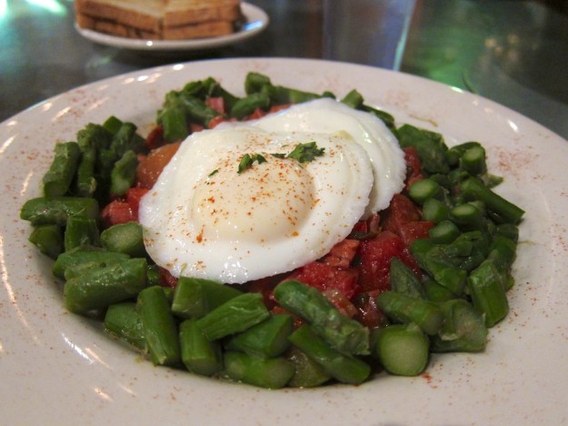 Lovely Andalusian eggs at Goldy's Breakfast Bistro in Boise