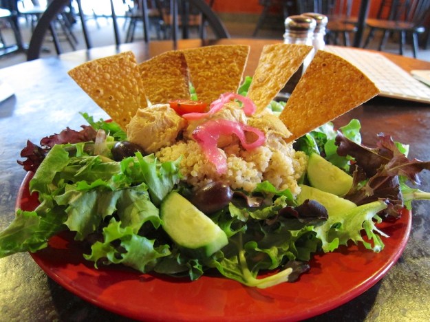Nice salad at Bonelli's Bistro in Kalispell