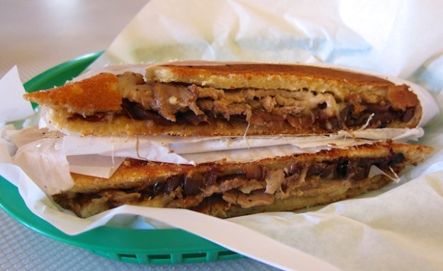 The pernil sandwich is the bomb at Guava Tree Cafe