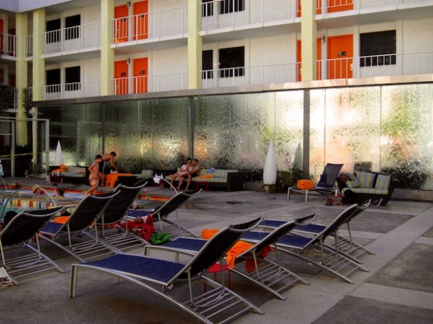 Be sure to check out the funky pool at the Clarendon Hotel, beside the Gallo Blanco Cafe & Bar