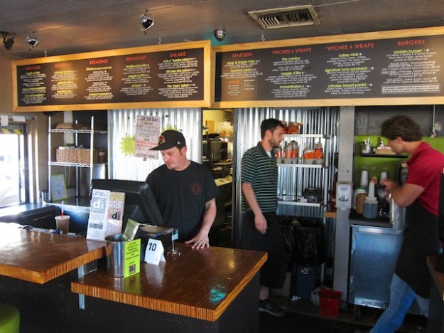 A lively crew greets you at the fabulous D'Lish Drive-Thru in Scottsdale
