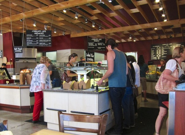 Lots of healthy, tasty choices at Community Cafe in Community Natural Foods