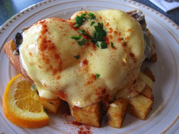 Nothing spells brunch like eggs Benedict