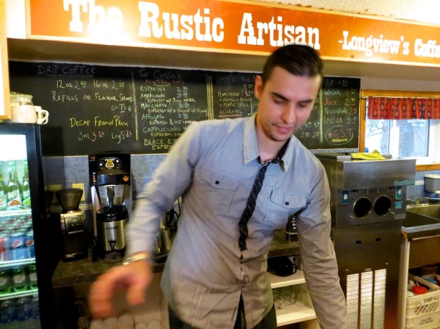 Mounir Berrah and his wife run the lovely Rustic Artisan coffeehouse in Longview, Alberta