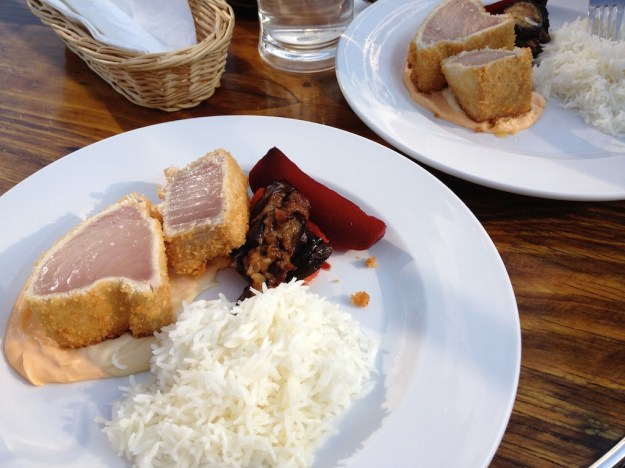 Perfectly seared tuna