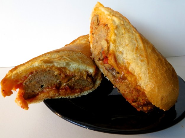 Maybe the best meatball sandwich I've eaten, at Caffe Mauro in Calgary