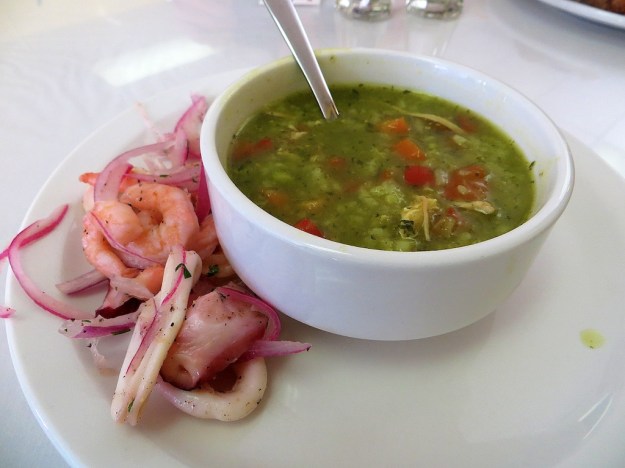 A fabulous spicy chicken soup