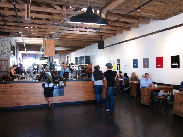 Like many San Francisco cafes, Four Barrel has the aesthetic nailed