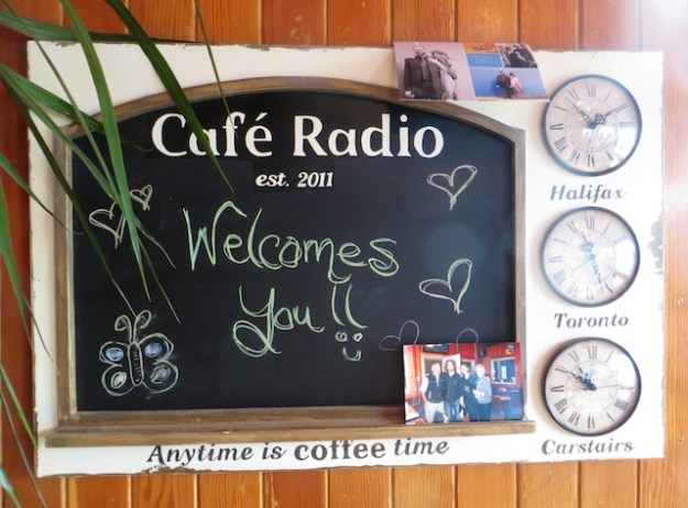 At Cafe Radio, Carstairs is rightly in the centre of the Canadian universe