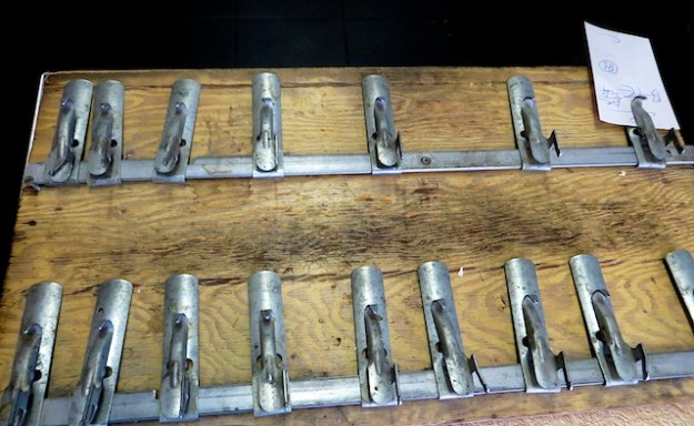 This clipboard for holding orders at Deer Head Cafe probably belongs in a museum