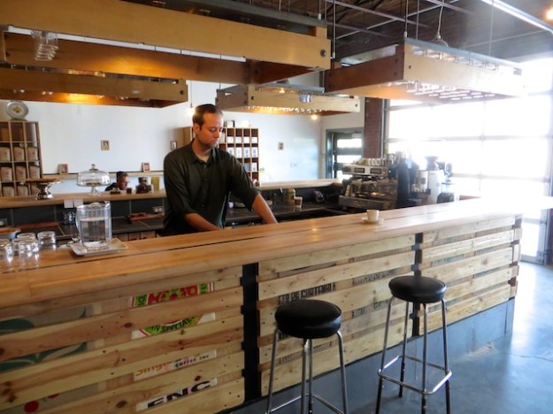 Ryan Arcand runs the most laid-back, excellent coffeehouse you'll find at Iconoclast in Edmonton