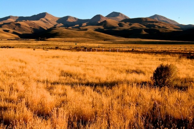 The lovely, broad valley near Dillon, Montana