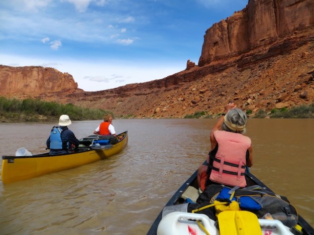 Great, leisurely paddling down Utah's Green River