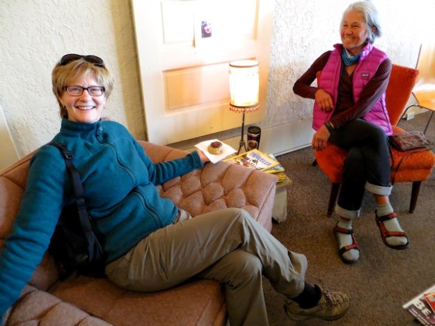 Sweetwater Coffee, with its artsy period furniture, is a great place to hang out with a java and snack