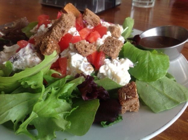 Red Hot Roasters offers fine salads to go with its fresh-roasted coffee
