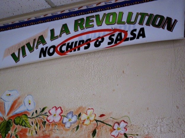 None of that Americanized chips and salsa at Vuelva a la Vida