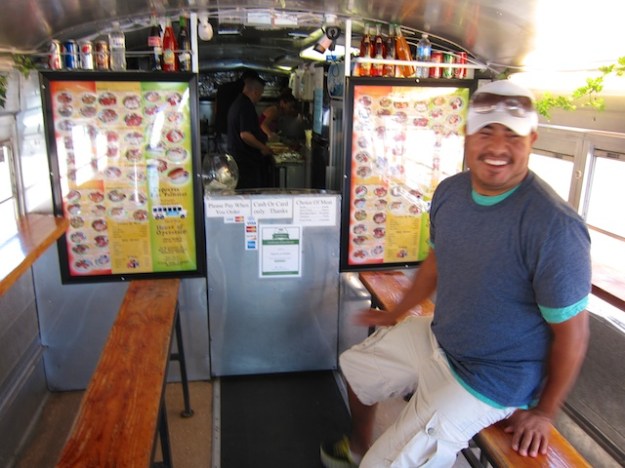 Waiting for Mexican truck-food goodness at Taqueria Las Palmitas in West Yellowstone, Montana