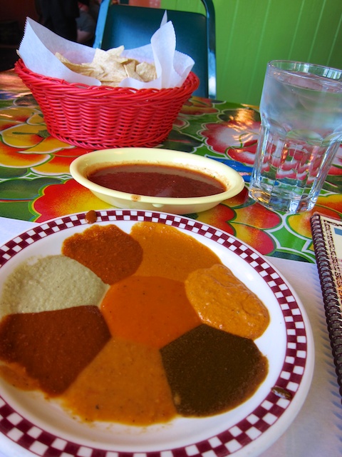 Can't decide which mole sauce to order at Red Iguana? No problem. They'll bring you samplers of each to try