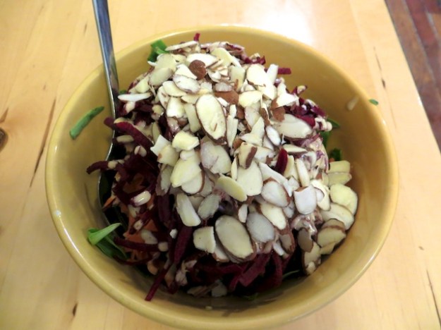 Great, complex salad at Bacchus