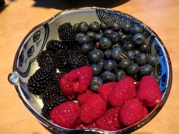 Finished by some fresh berries.