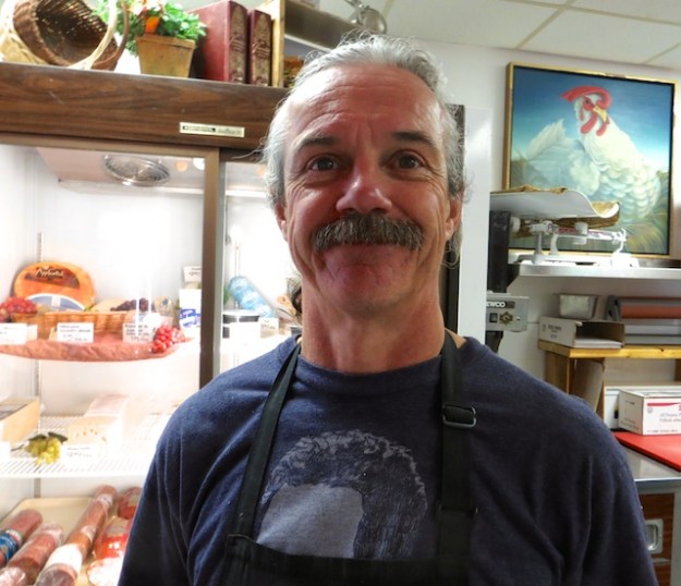 Patricia Street Deli owner Glen Leitch is a fun-loving guy