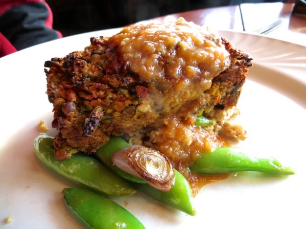 A moist flavourful lentil loaf