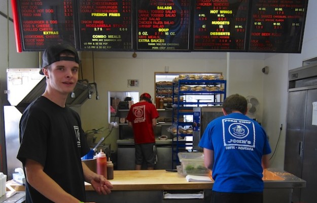 They sell burgers and such, but at Pork Chop John's you want to head straight for the signature pork chop sandwiches