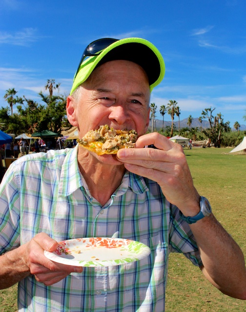 I certainly lust after a tostada this good, so long as I can keep it off my shirt