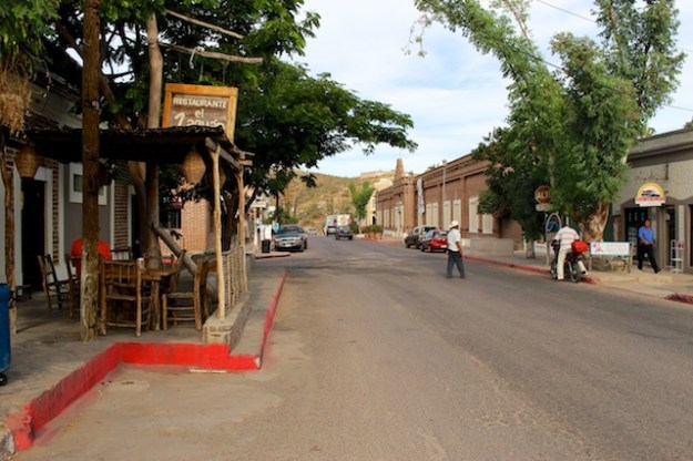 The quiet, charming streets of Todos Santos