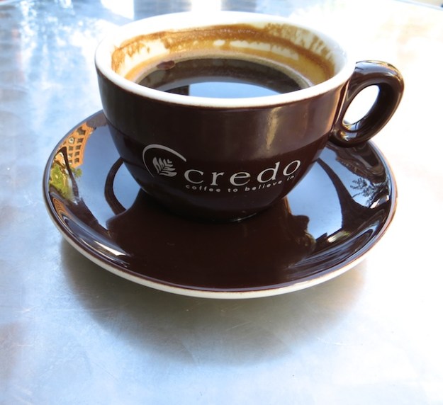 A nice Americano, using Intelligentsia beans