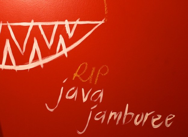 This bathroom sign says it all about the imminent closure of this great Cochrane, Alberta coffeehouse