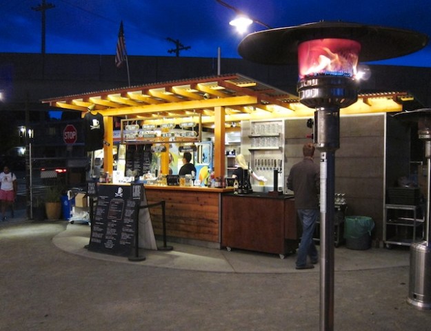 Walkup food cart and beer garden at Brazil Cafe in Berkeley, California