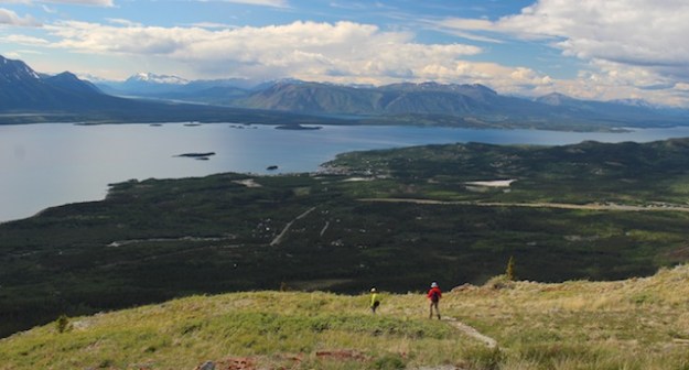 Monarch Mountain hike boasts a fabulous view over Atlin Lake and the town of Atlin, B.C.