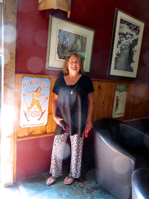 When you've been skiing at Castle Mountain for half a century, they name a poster after you