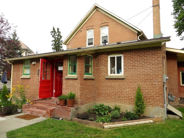 Little Brick Cafe is in a charming historic building in the Riverdale neighbourhood
