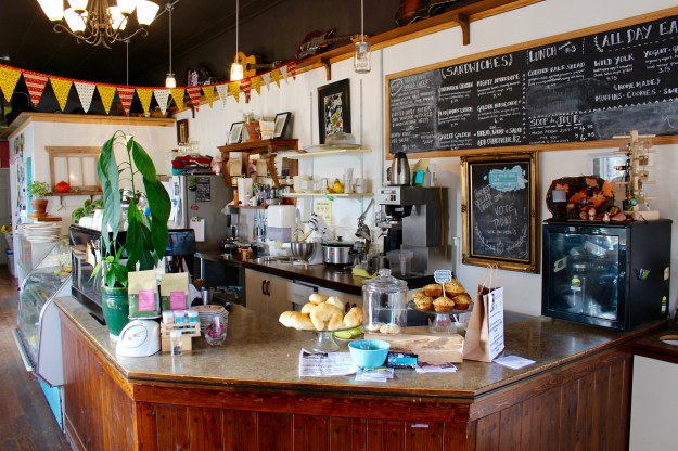 A nice blend of contemporary and vintage at the Wild Oak Cafe in Armstrong, B.C.