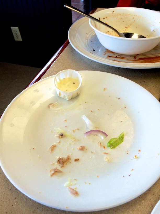 The soup and sandwich was fabulous. Trust me!