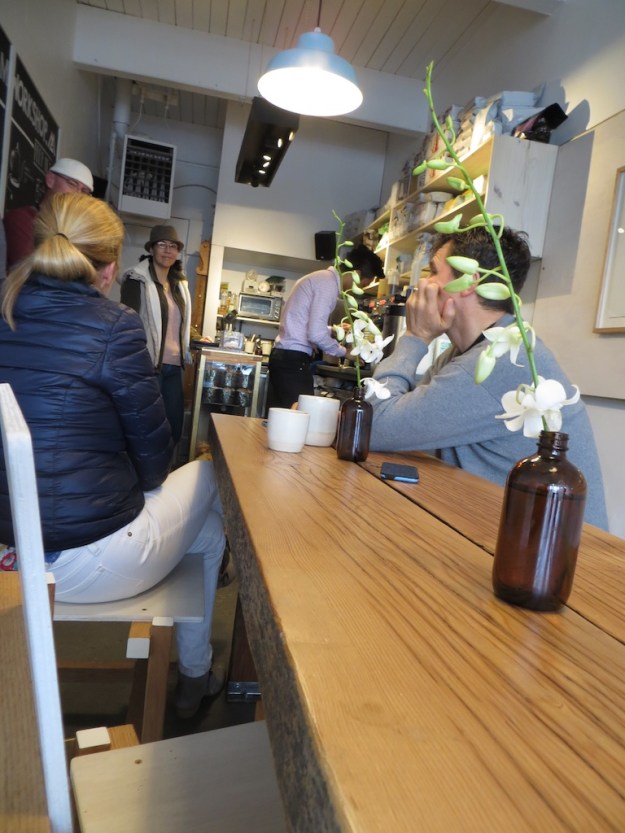 You might well be rubbing shoulders with other coffee aficionados