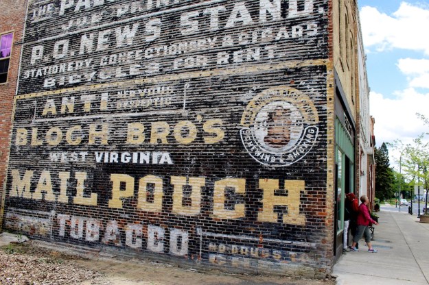 Lots of historic brick