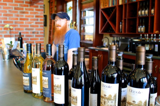 At Walla Walla winery L'Ecole No. 41, Christopher has us covered on funky dining options