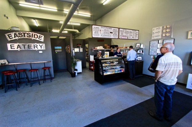 Forget the industrial look. The focus here is fast, fresh and affordable